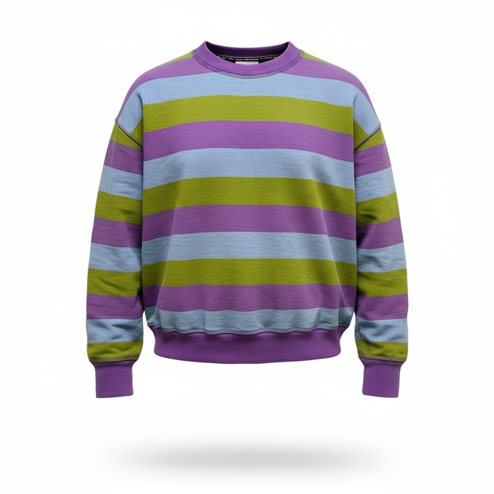 Noon Goons Stripe Icon Sweatshirt Purple Size X-Small